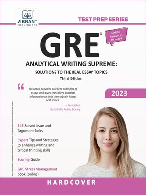 cover image of GRE Analytical Writing Supreme
